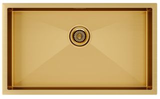 Мойка кухонная Paulmark Gerberg PM217444-BG брашированное золото