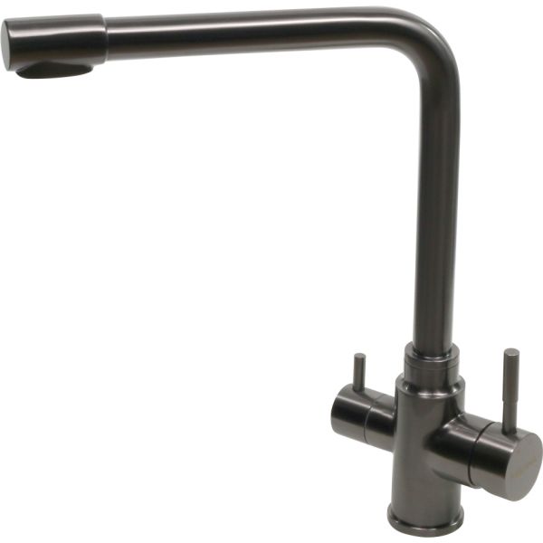 Смеситель для кухни Melana MELANA-F9505HB с переключателем на фильтр графит