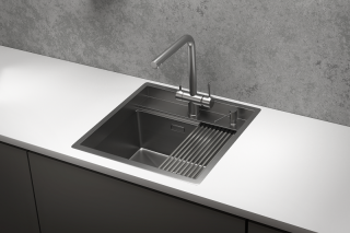 Мойка кухонная Granula 5051, СТАЛЬ САТИН
