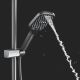 Душевая стойка Shevanik S4036T оружейная сталь