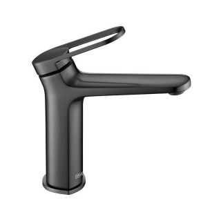 Смеситель для раковины Black&White Gravity 7109GM оружейная сталь