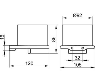 Дозатор для жидкого мыла Keuco Edition 11552019000 хром