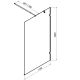 Душевая перегородка AM.PM X-Joy W94WI-110-F1-MTE 110 см