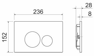 Комплект с инсталляцией Ceramica Nova CN6000_1001B_1000 унитаз Balearica CN6000 крышка-сиденье с микролифтом и инсталляция Envision CN1001B с чёрной матовой кнопкой смыва Round