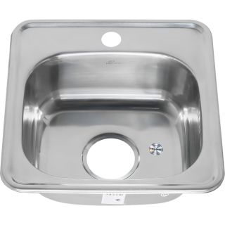 Мойка 3838 Melana 0,6/160 хром с сифоном (022 t *15)