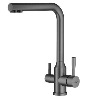 Смеситель для кухни Raglo R81.61.09 с подключением фильтра графит