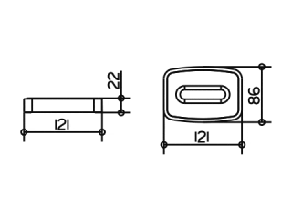 Мыльница Keuco Elegance  11655009000 матовая