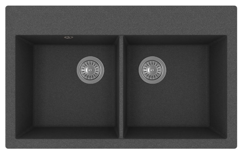 Кухонная мойка Florentina Тоскана 820 чёрный