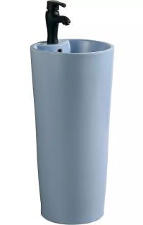 Раковина напольная SantiLine SL-4007BM 41см голубой