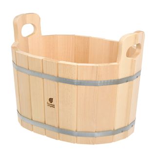 Ушат "шайка" 15 л. овал, липа, "Банные штучки" в кор./1