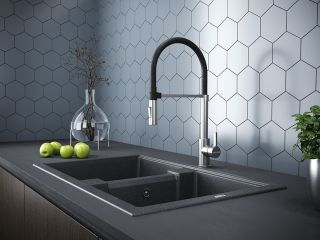 Смеситель для кухни Paulmark Halt Ha214021-Ni никель