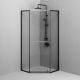 Душевой уголок Am.Pm Gem W90G-405-9090-BT 90x90 см цвет профиля чёрный стекло прозрачное