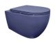 Подвесной унитаз Isvea Infinity 10NF02001SV-2Z безободковый крышка микролифт синий матовый