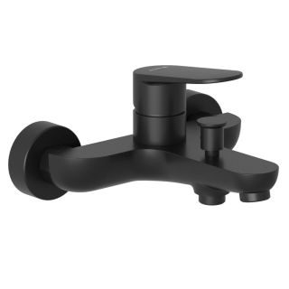 Смеситель для ванны Kludi X1 326913975 чёрный матовый