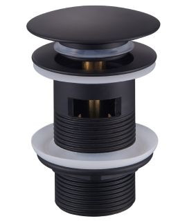 Донный клапан для раковины Raglo R600.03.06 чёрный