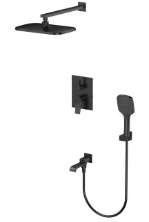 Душевой комплект Splenka S31.27.06 чёрный