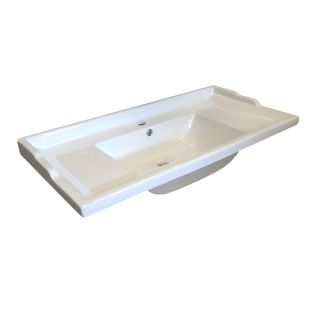 Comforty Тумба-умывальник "Тбилиси-90" белый глянец с раковиной Comforty XD-F90