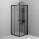 Душевой уголок AM.PM Sunny W87G-403-8080-BT профиль черный матовый 80x80 см