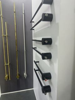 Электрический полотенцесушитель Broner Bruno BR.007.060.0000.Ral 9005М 60 см с кнопкой чёрный матовый