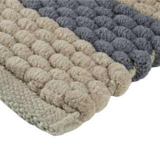 Коврик для ванной 1-ый Fixsen AMBER, mix синий+бежевый, 50х80см (FX-8040W)