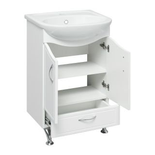 Тумба под раковину Runo  (под умывальник Уют 50) Севилья 50 (00000000792)