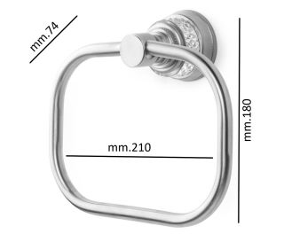 Полотенцедержатель Boheme Aura 10245-CR хром