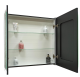 Зеркало-шкаф с подсветкой Continent Mirror Box Black МВК052 80см чёрный