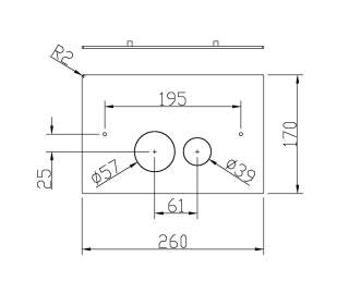Кнопка смыва Boheme 648-CR хром