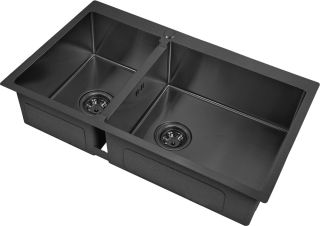 Мойка кухонная Zorg Inox PVD PVD 78-2-51-R GRAFIT