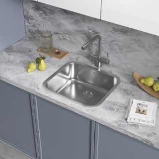 Мойка кухонная Reflexion Orta 49-SS RX2449SS полированная сталь
