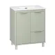 Напольная тумба под раковину Brevita Risacca Pistachio 70 УТ000026419 фисташковый