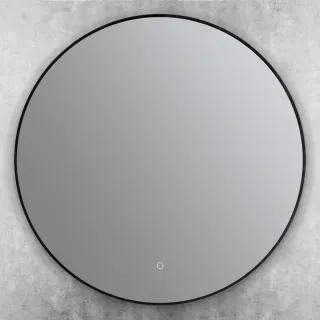 Зеркало с подсветкой ArtMax Sanremo AM-San-800-DS-F-Nero 80 см чёрный