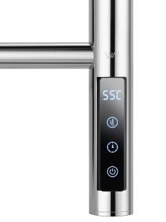 Полотенцесушитель электрический Wonzon & Woghand Bonn WW-AL4092-CR 25x80 см хром