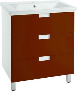 Тумба под раковину Bellezza Пегас 60см красный 00000007770