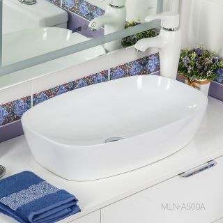 Накладная раковина Melana A500A-805 60см белый