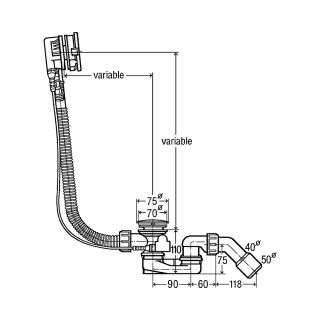 728014 Simplex Trio Visign MT5 Слив-перелив с наливом