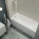 Акриловая ванна 1ACReal Тори Щ0000044551 170x70 см на Х-каркасе белый