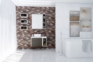 Столешница Акватон Брук 80см (60+20) 1A204205BC010