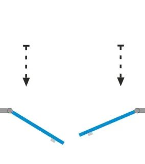 Душевая дверь Triton Дабл Щ0000036861 90 см профиль хром стекло прозрачное