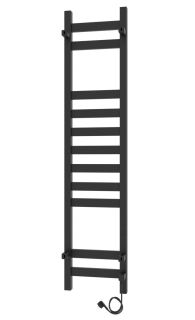 Полотенцесушитель электрический Laris Флавиа 73207656 левый П11 20x100см чёрный муар