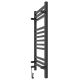 Полотенцесушитель электрический Laris Астор ЧКЧ12 350х900 R 73207665 Черный муар