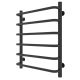 Полотенцесушитель водяной Laris Стандарт 73208014ЧМ П6 50x60см чёрный матовый