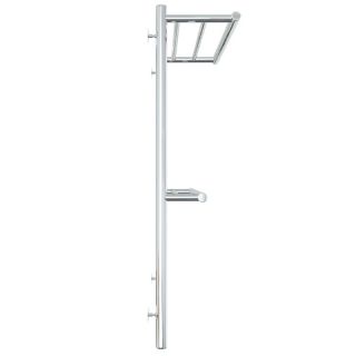 Полотенцесушитель водяной Laris Лавина 73208020 с полками П9 50x80см хром