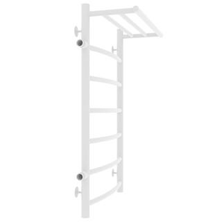 Полотенцесушитель водяной Laris Классик 73208025БМ левый с полкой П7 50x80см белый матовый