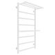 Полотенцесушитель водяной Laris Лавина 73208027БМ с полками П9 50x80см белый матовый
