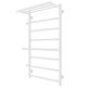 Полотенцесушитель водяной Laris Лавина 73208028БМ левый с полками П9 50x80см белый матовый