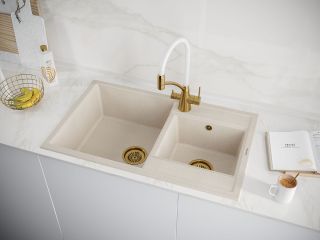 Мойка кухонная Paulmark Tandem PM238250-BE бежевый