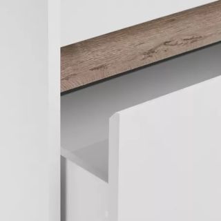 Тумба под раковину Акватон Марти 70см 1A267501MY010 белый/дуб эндгрейн