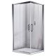Душевой уголок Good Door Antares CR-100-W-CH стекло прозрачное с рисунком Волна