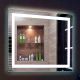 Зеркало с подсветкой Continent Rimini ЗЛП65 с сенсорным выключателем 80см